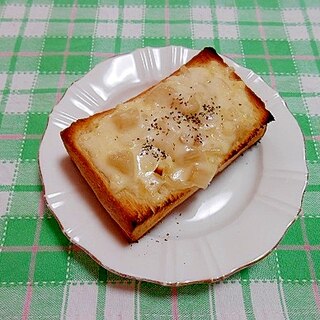 らっきょうチーズトースト